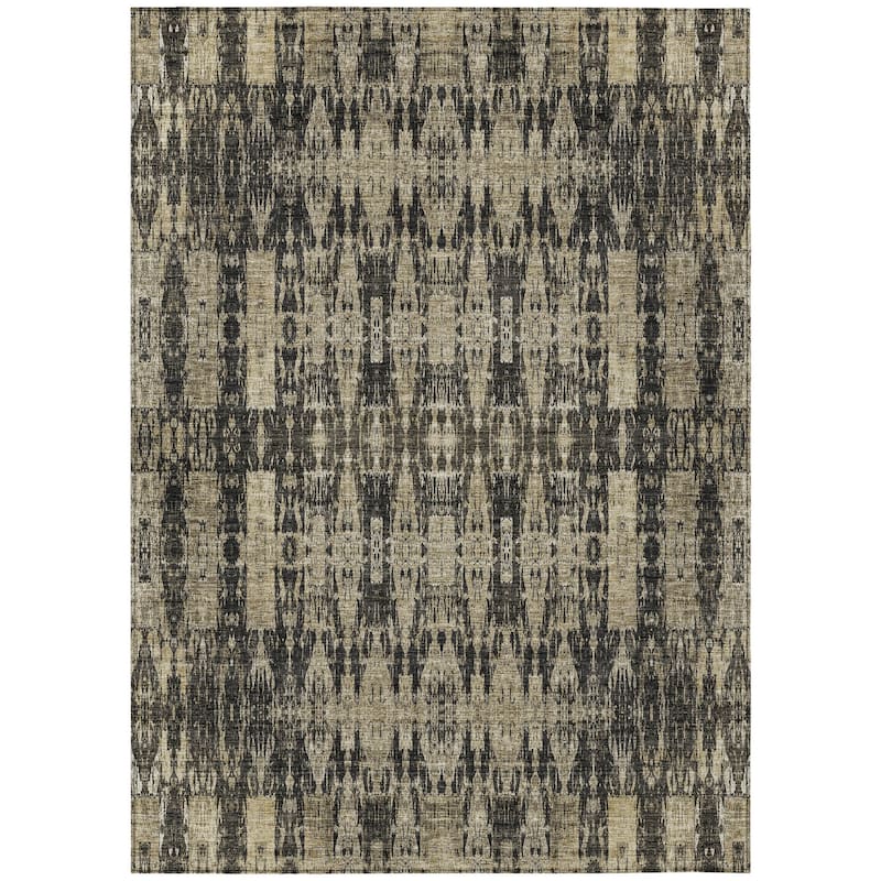 HomeRoots Moroccan Transitional Rectangle Outdoor Rug