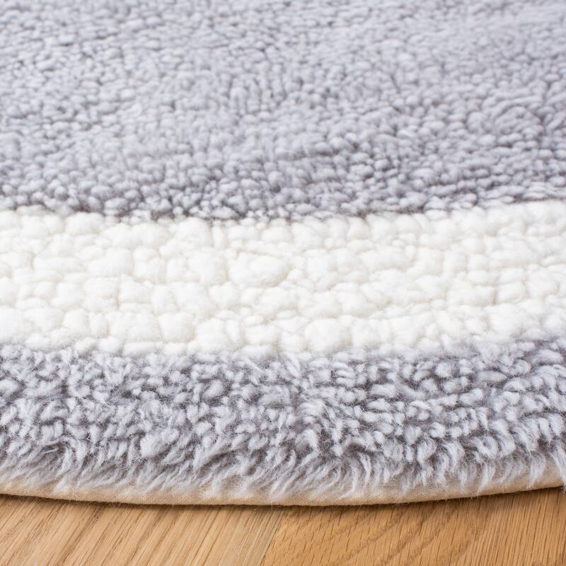 SAFAVIEH Vermont Machine Washable Handmade Dahlia Wool Rug
