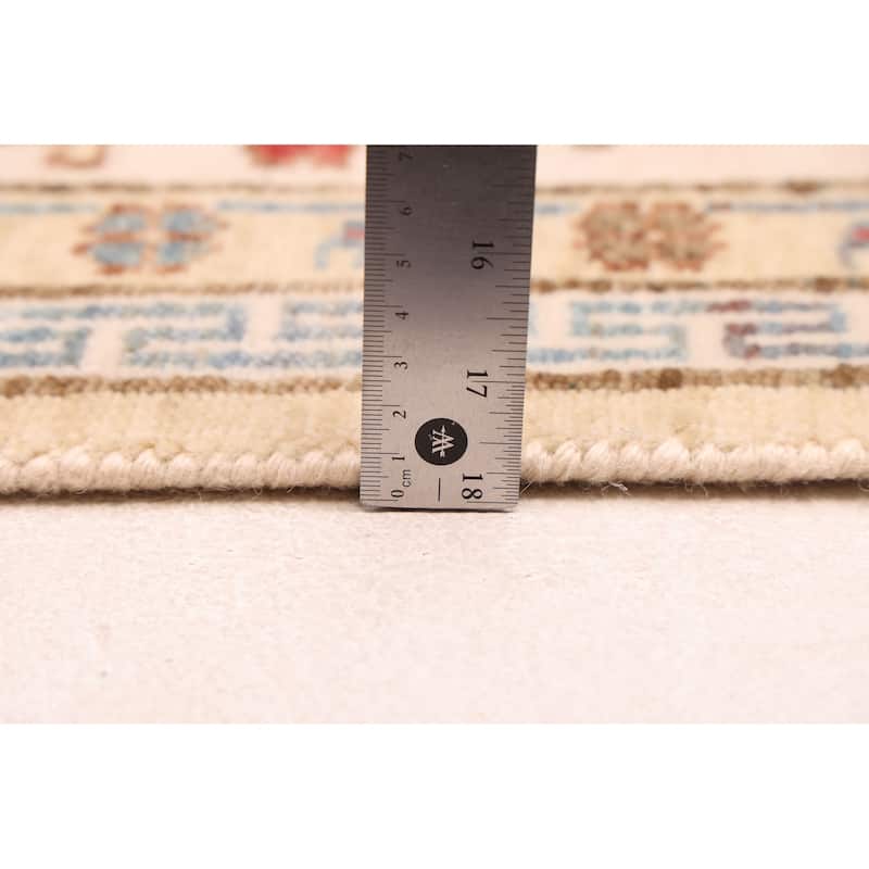 ECARPETGALLERY Hand-knotted Jules Sultane Beige, Ivory Wool Rug - 8'2 x 10'1