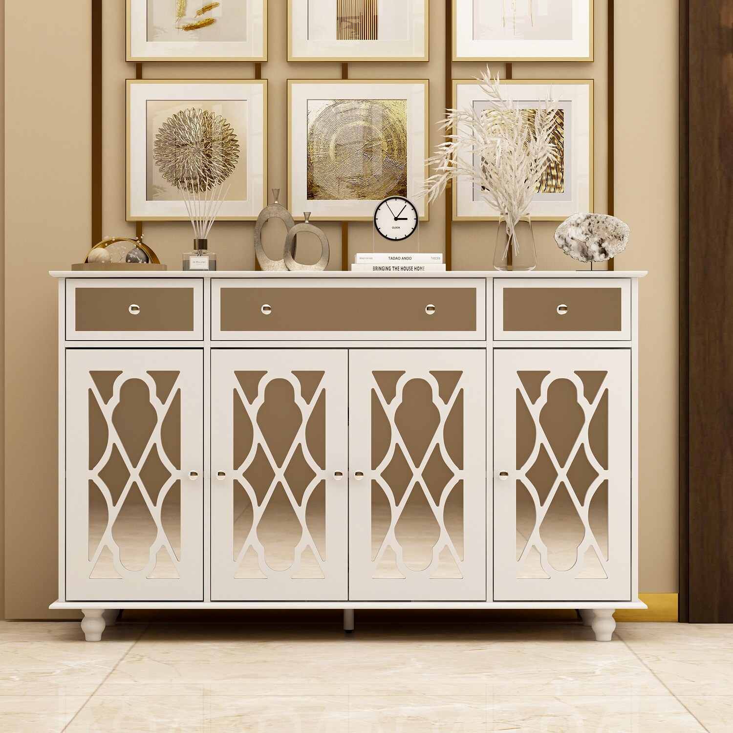 Mirrored online sideboard buffet