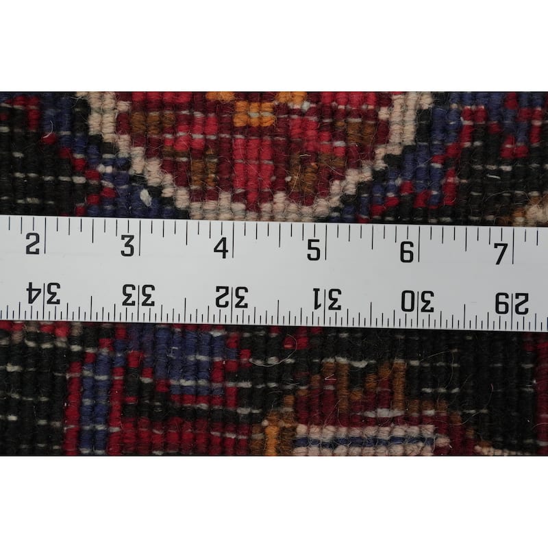 Hand Knotted Oriental 100% Wool Carpet Traditional Medallion Red Heriz Area Rug - 9' 10'' X 6' 7''