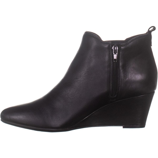 anne klein wedge ankle boots