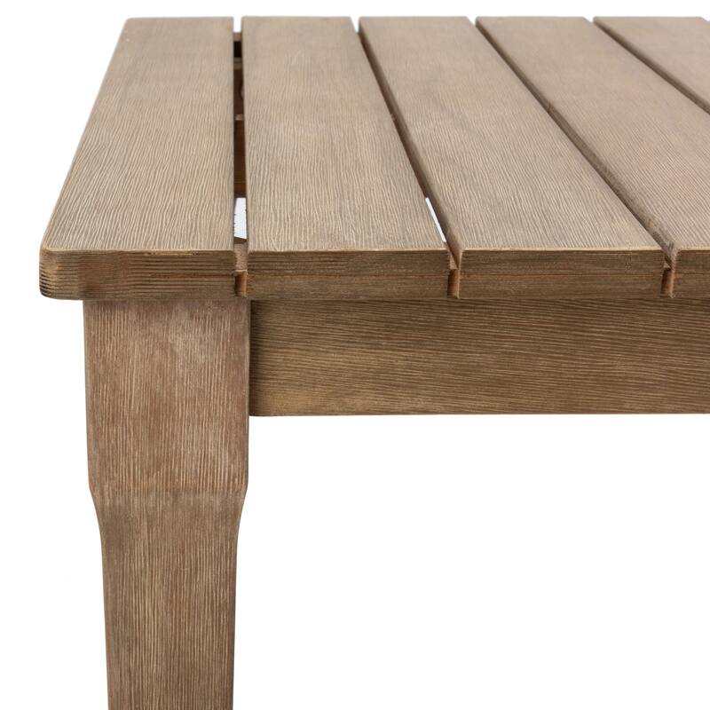 SAFAVIEH Couture Kathern Wood Patio Coffee Table. - 47.4" x 26.4" x 18.5" - 47"W x 26"D x 19"H