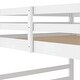 preview thumbnail 19 of 38, Twin Over Twin Pine Wood Bunk Bed with Ladder & Guardrails - Sturdy Design