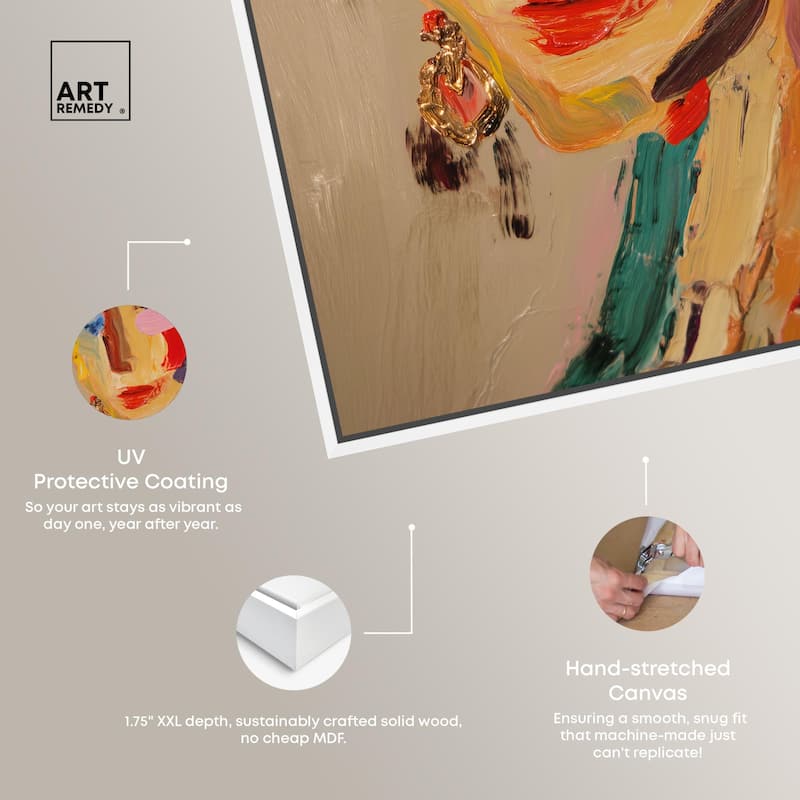 Colorful Expression II Canvas by Art Remedy