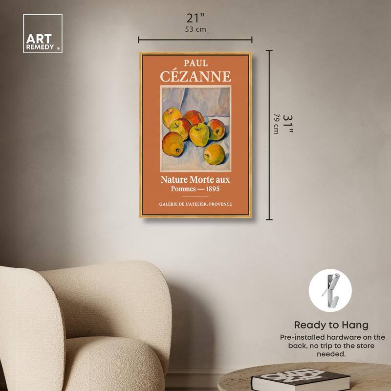 Apples of Cezanne Canvas by Art Remedy