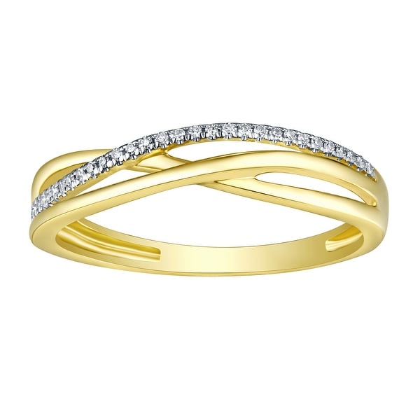Prism Jewel 0.75MM 0.05CT Round Natural G-H/I1 Diamond Light Weight Fancy Ring - White G-H