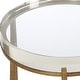preview thumbnail 5 of 4, Uttermost Midas Antique Gold Accent Table