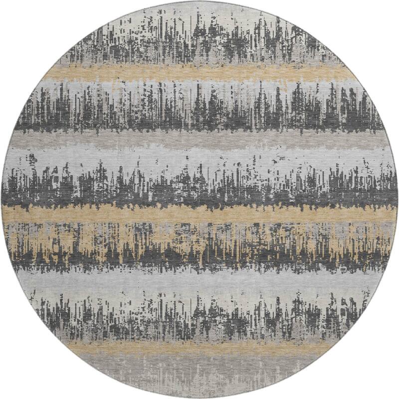 Premium Washable Super Soft Modern Ombre Stripe Mayfield Rug