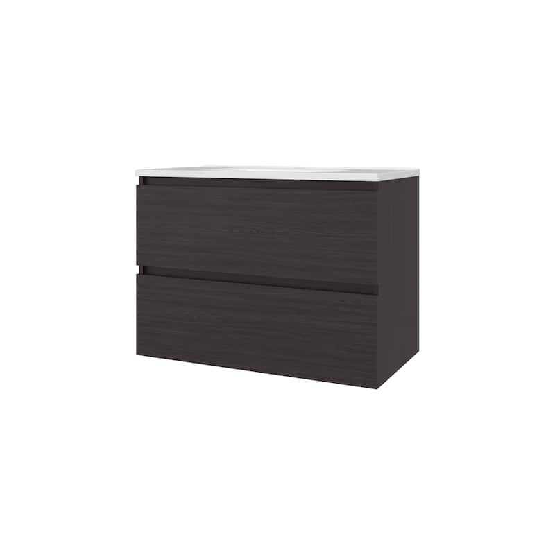 Smoot Floating Vanity with Two Drawers and Sink
