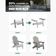 preview thumbnail 13 of 58, WINSOON All Weather HIPS Outdoor Folding Adirondack Chairs Set of 8