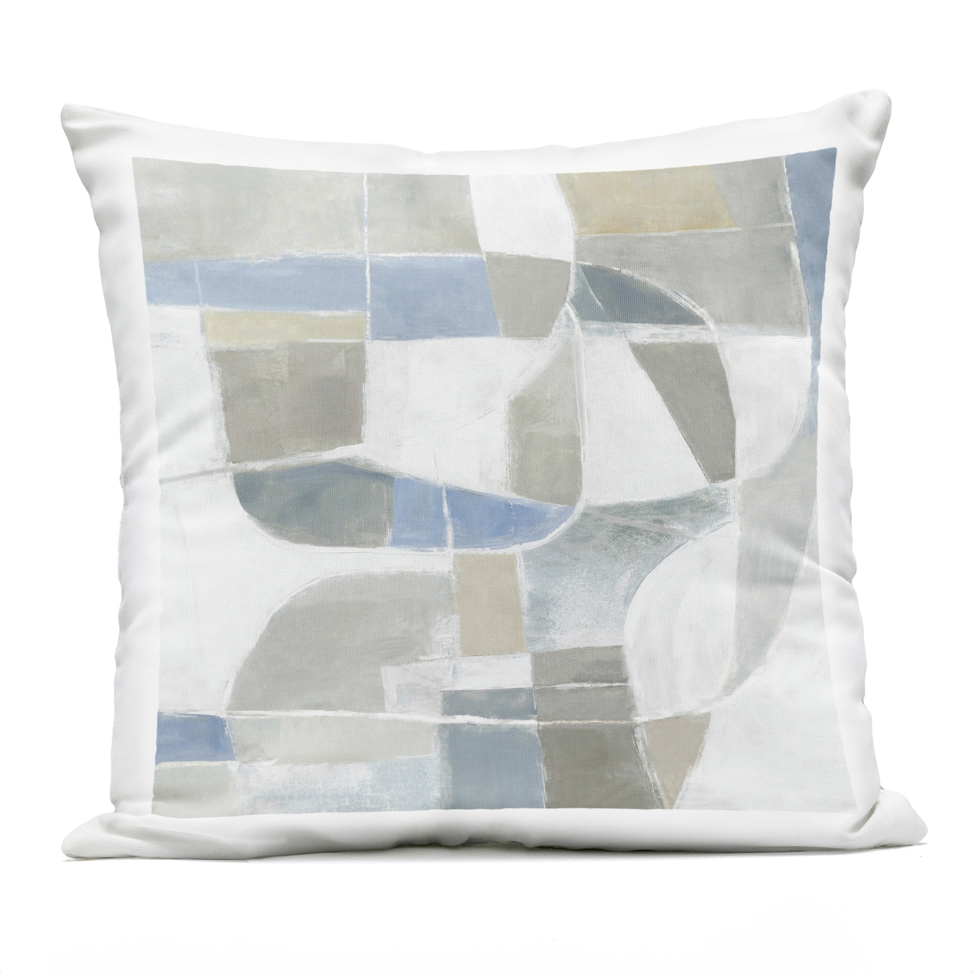 Stupell Subtle Flow Geometrics Printed Outdoor Throw Pillow Design by Hannah Dawson