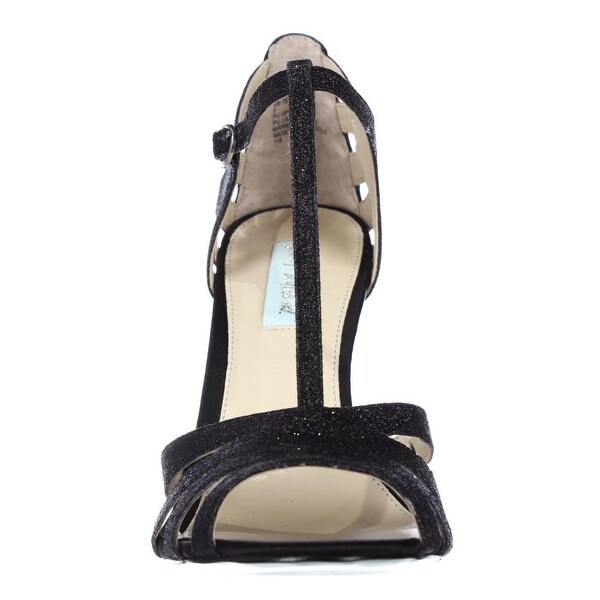 blue by betsey johnson tee glitter dress sandals