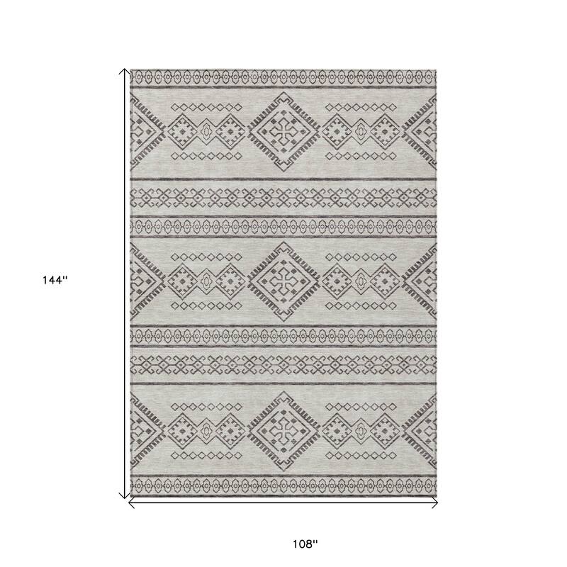 HomeRoots Southwestern Transitional Rectangle Outdoor Rug