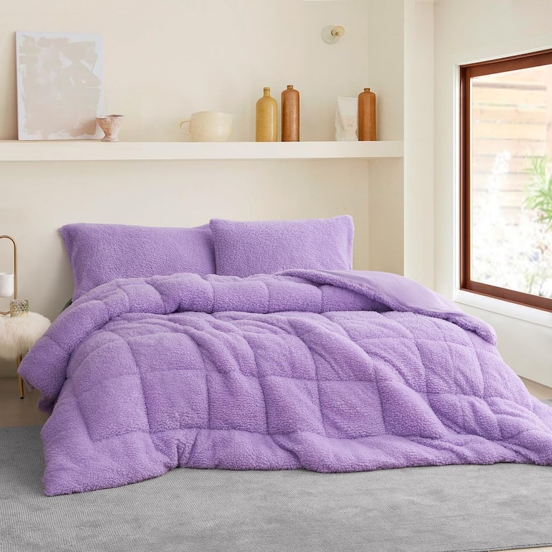 Cotton Candy - Coma Inducer® Oversized Comforter - Grape Purple - Oversized Queen