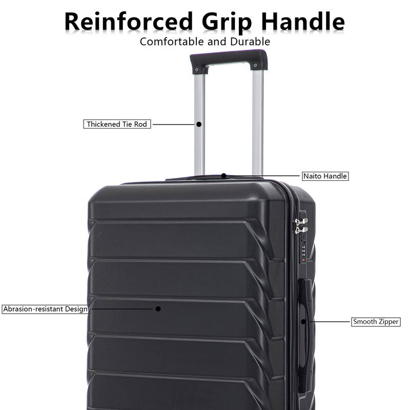 20"/24"/28" 3 pcs/set in ABS Spinner Wheel Luggage, Matching Color, With Combination Lock