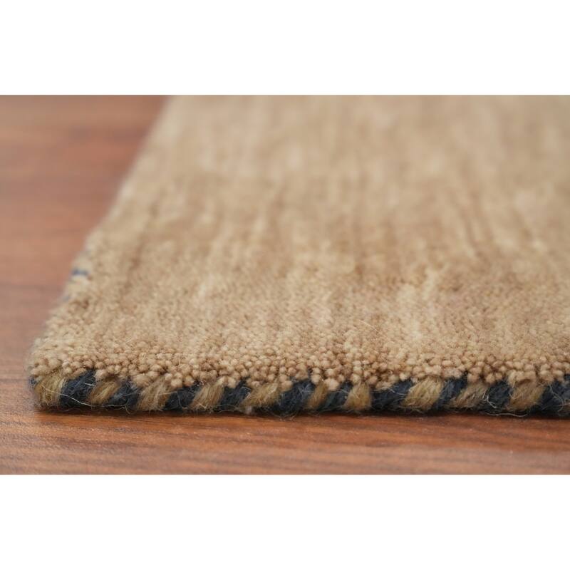 Hand Knotted Oriental 100% Wool Carpet Tribal Animal Pictorial Brown Gabbeh Area Rug - 8' 10'' X 6' 3''