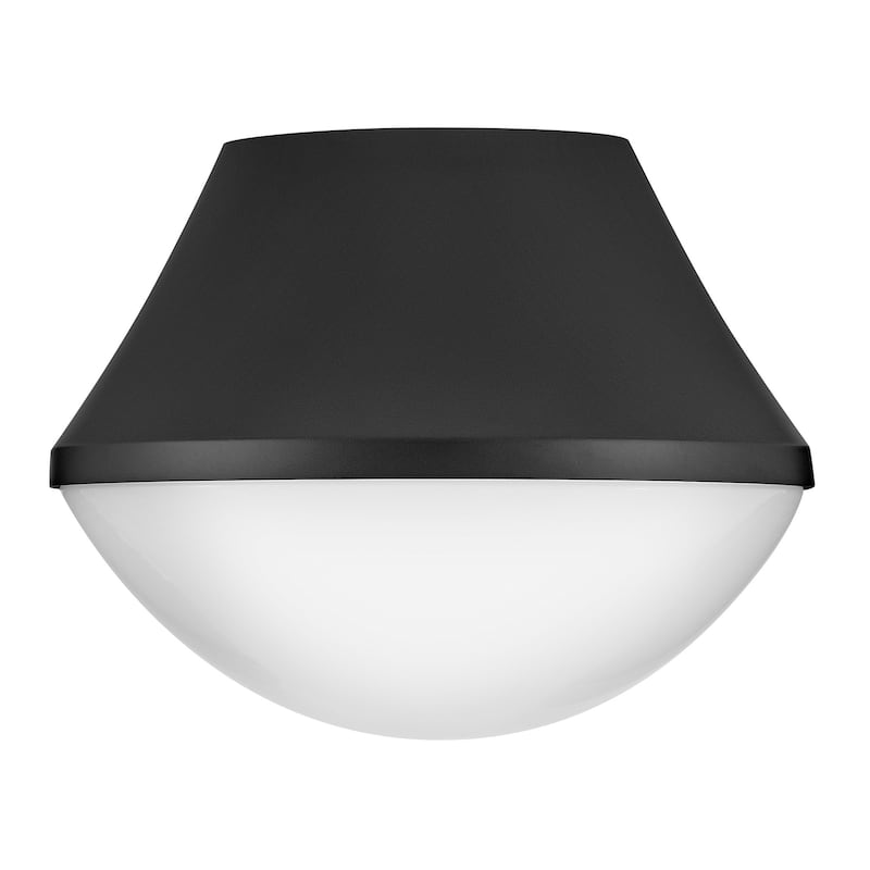 Lark 83411 Haddie 11" Wide Flush Mount Bowl Ceiling Fixture with Case - Black