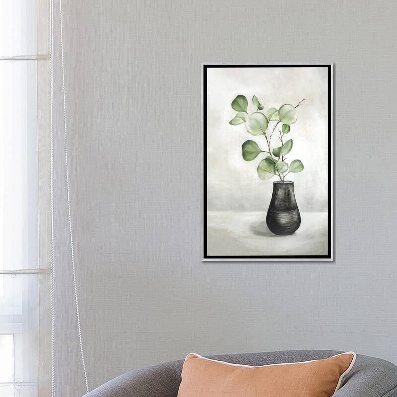 iCanvas "Quiet Zen I" by Eva Watts Framed