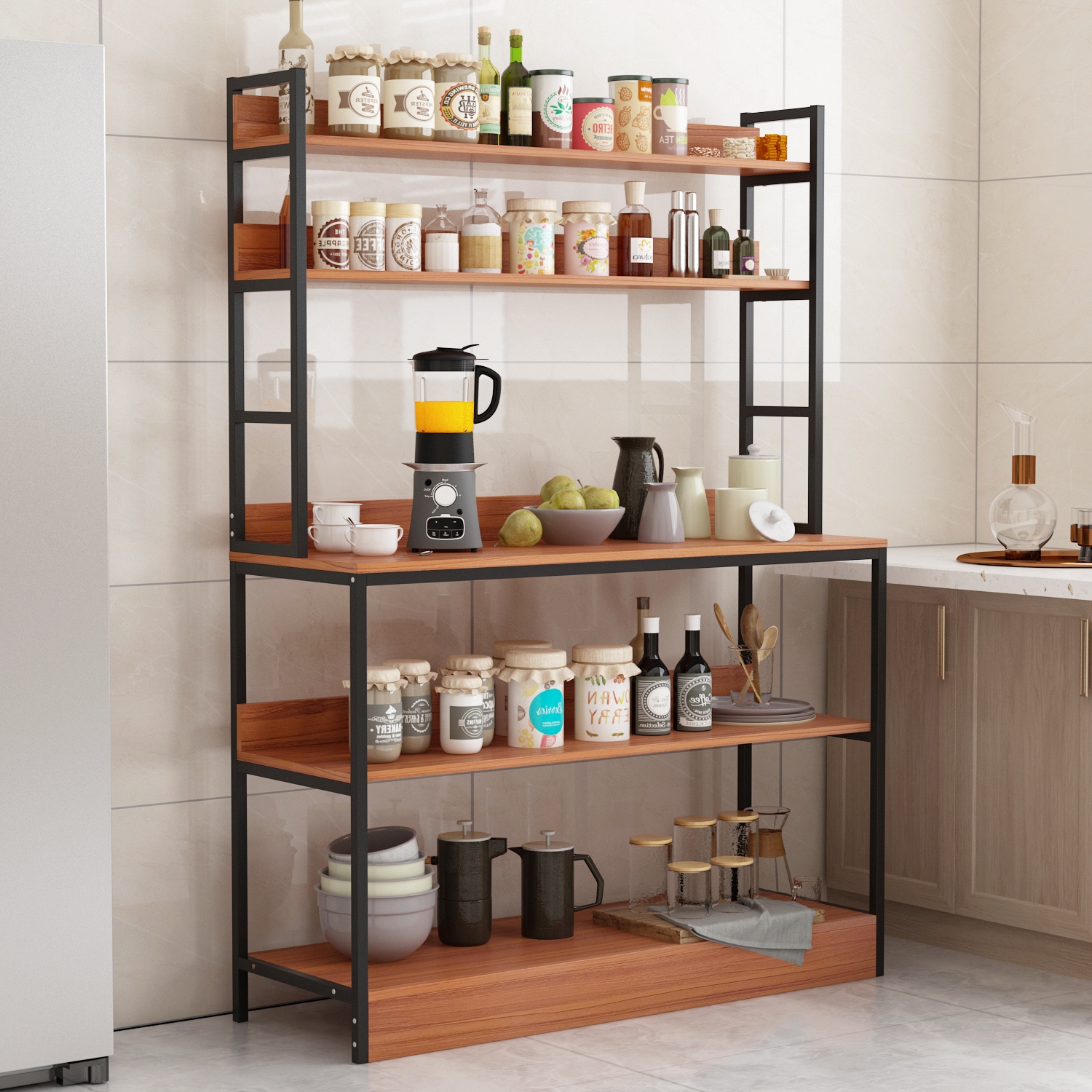 Bakers rack pantry sales
