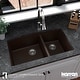 preview thumbnail 37 of 56, Karran Undermount Quartz Double Bowl Kitchen Sink