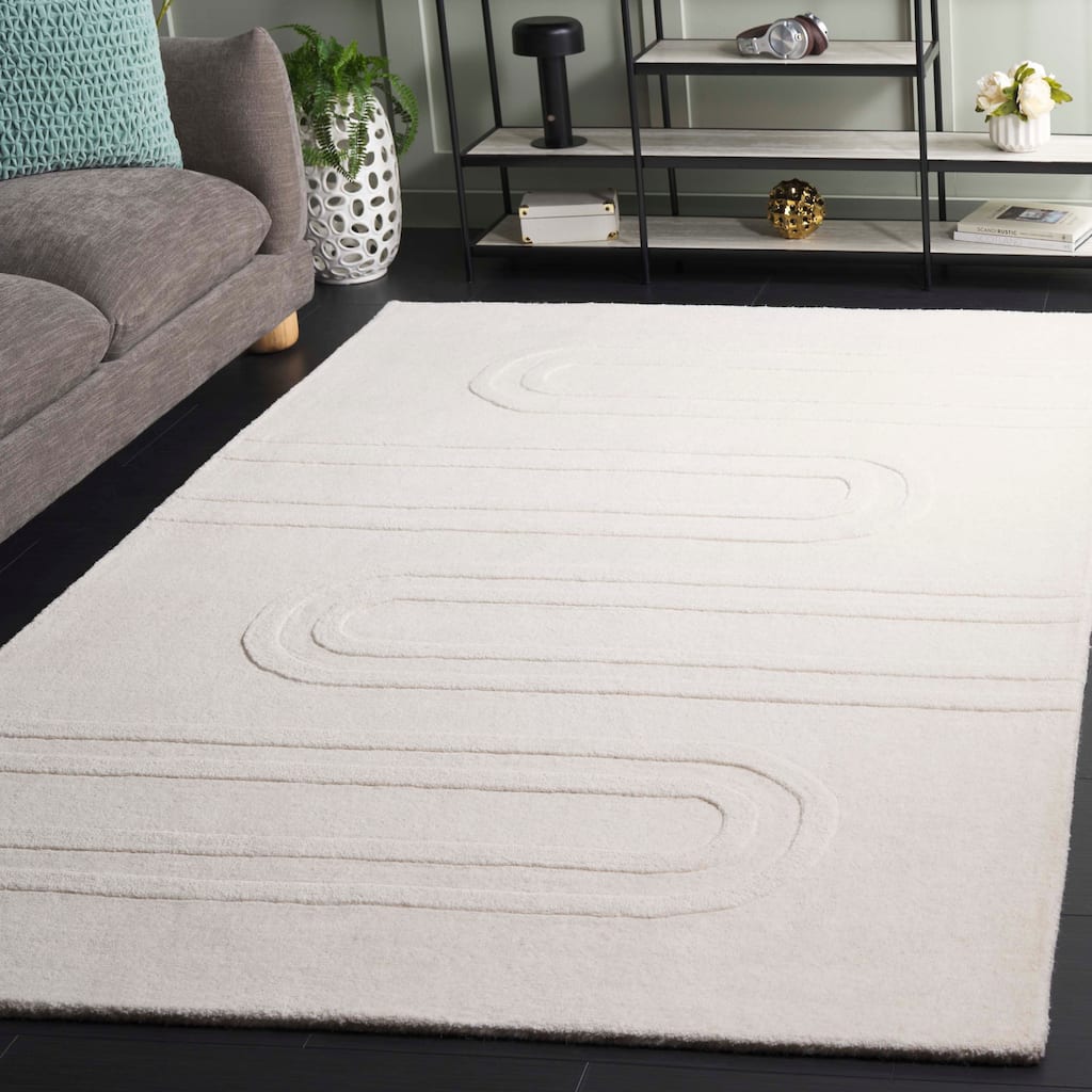 SAFAVIEH Handmade Mykonos Zduanida Modern Wool Rug