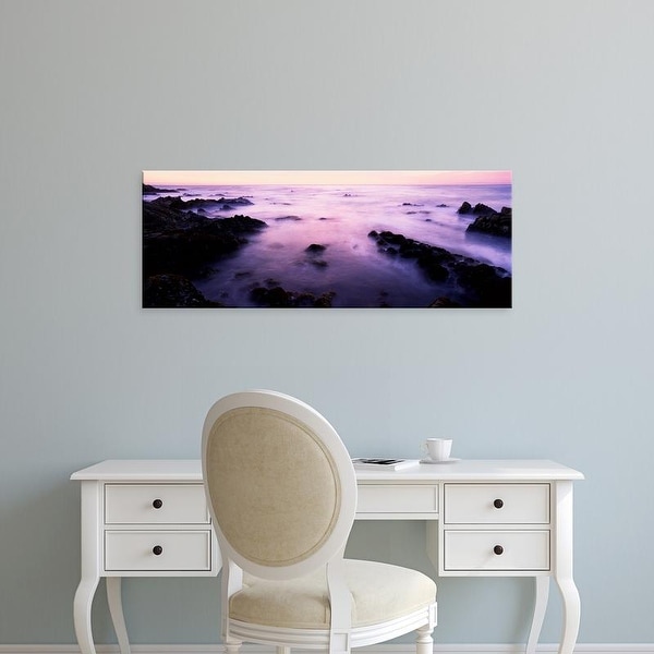 Easy Art Prints Panoramic Images's 'Sunset over the sea, 17