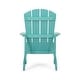 preview thumbnail 15 of 35, Culver Outdoor Faux Wood Adirondack Chair by Christopher Knight Home