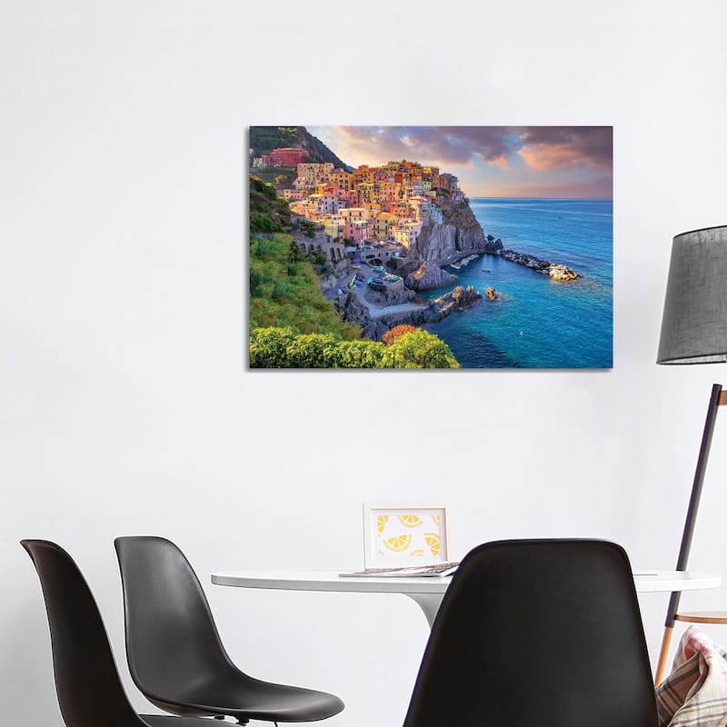 iCanvas "Summer Dream in ManarolaCinque Terre, Italy" by Susanne Kremer Canvas Print - 26x40x1.5