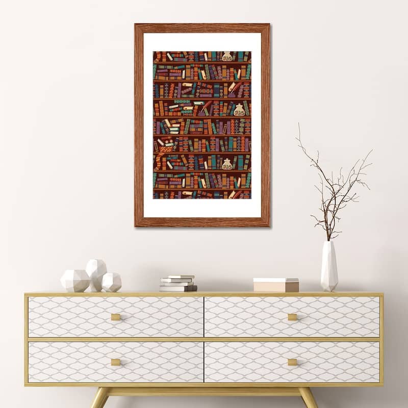 iCanvas "Bookshelf" by Risa Rodil