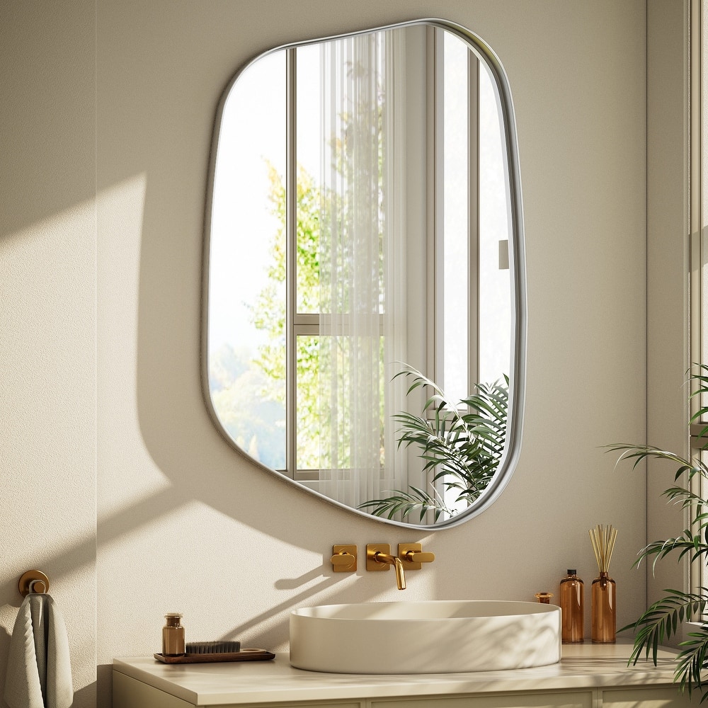Irregular Bathroom Mirror Mirror Wall Decor