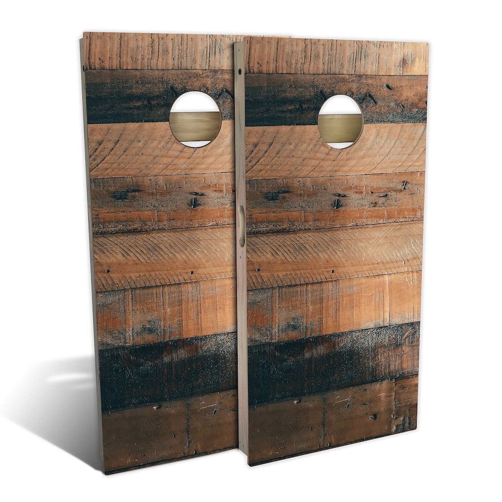 Reclaimed Pallet Outdoor Cornhole Board Set