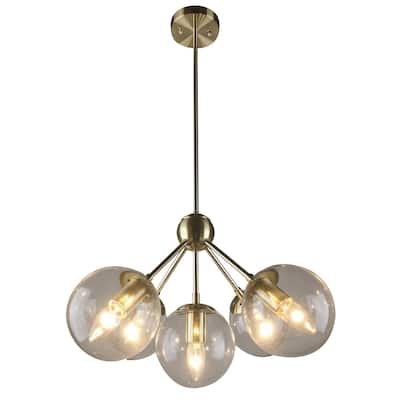 SAFAVIEH Lighting Aderynn Chandelier - 18" W x 18" D x 16" H