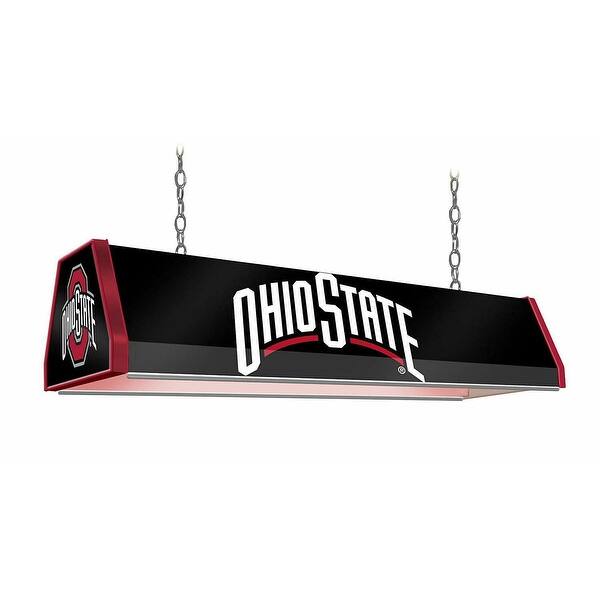 slide 1 of 1, Grimm NCAA 38" Pool Table Light Ohio State Buckeyes