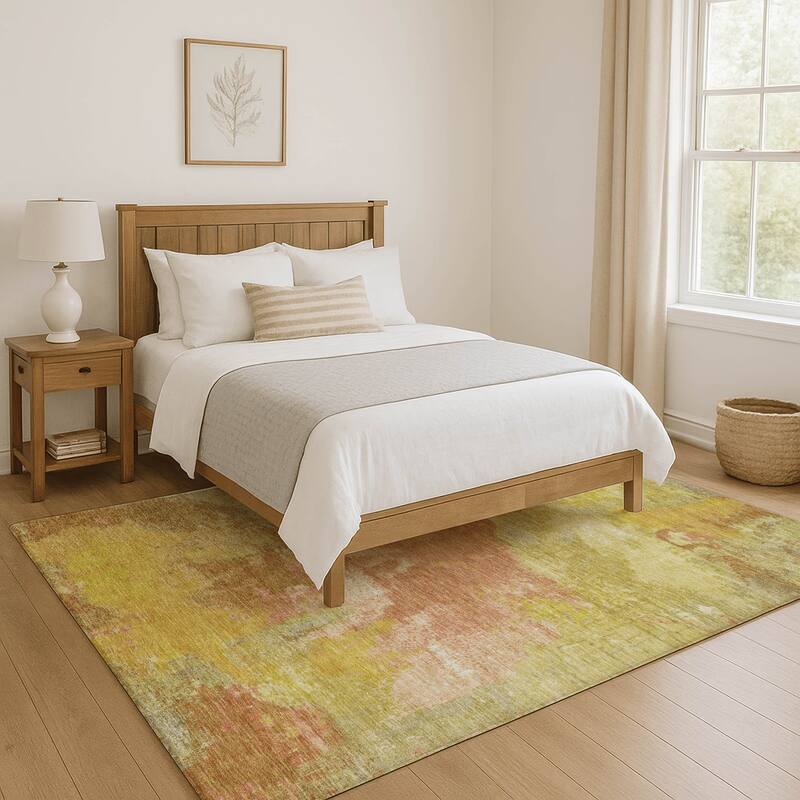 Premium Washable Super Soft Abstract Brushstrokes Mayfield Rug
