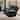 Verne Modern Leather Manual Glider Reclining Loveseat with Center Storage Console