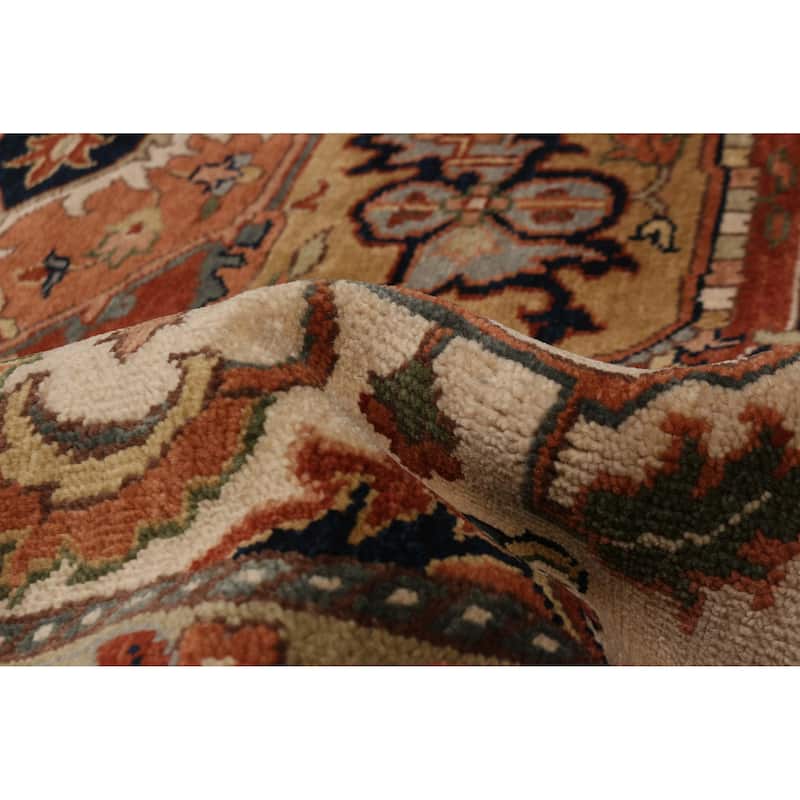 ECARPETGALLERY Hand-knotted Jules Sultane Ivory Wool Rug - 8'9 x 11'9
