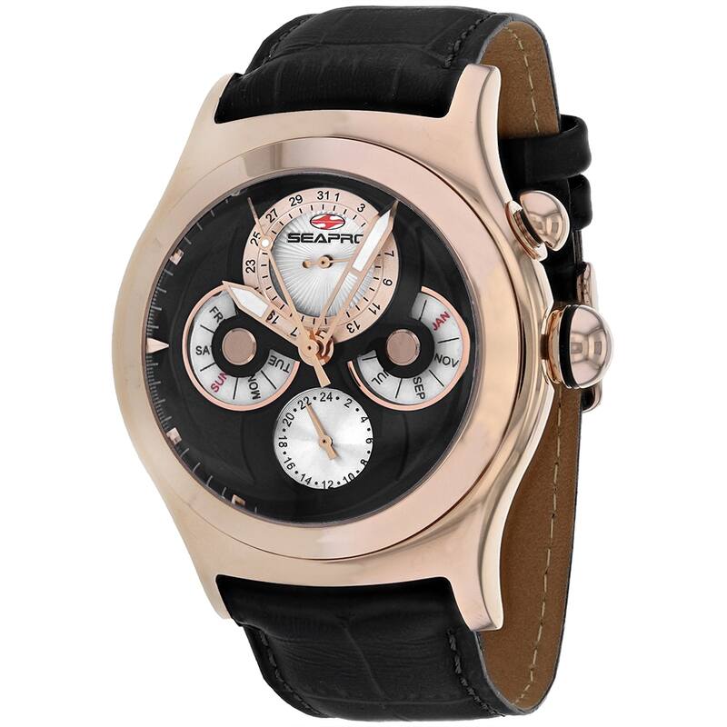 Seapro Men's Chronoscope Black Dial Watch - SP0134 - 6 (36)