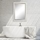 preview thumbnail 3 of 2, Uttermost 09829 Cape 24" W x 36" H Rectangular Framed Bathroom Mirror