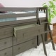 preview thumbnail 16 of 29, Max and Lily Twin-Size Low Loft with 3-Drawer and 6-Drawer Dressers