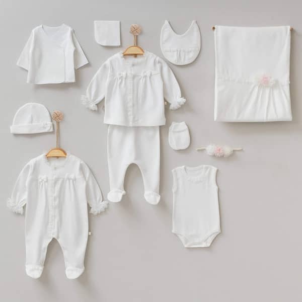 white christmas dresses Coming home outfit Yellow & White – Love By Pao main image 0