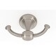 preview thumbnail 1 of 0, Alno Royale Double Robe Hook Satin Nickel