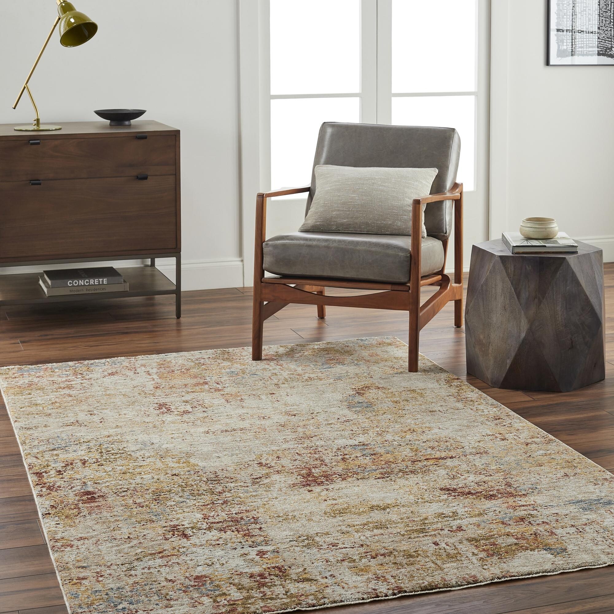 Livabliss Transitional Mona Lisa Abstract Area Rug