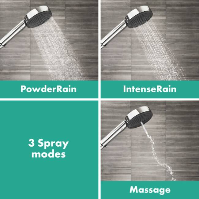 Hansgrohe 24111 Pulsify S 2.5 GPM Multi Function Hand Shower