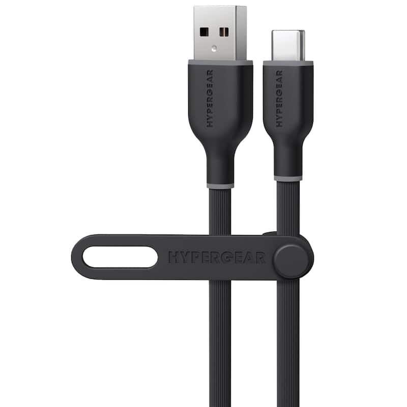 HyperGear Flexi PRO USB to USB-C Cable 4ft - Black