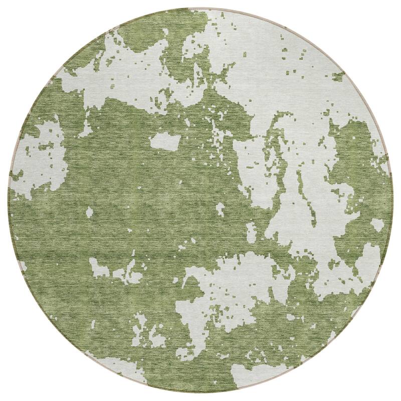 HomeRoots Abstract Transitional Rectangle Outdoor Rug
