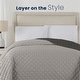 preview thumbnail 25 of 36, Martex Reversible Coverlet Lightweight Soft Durable Easy-Care Quilt