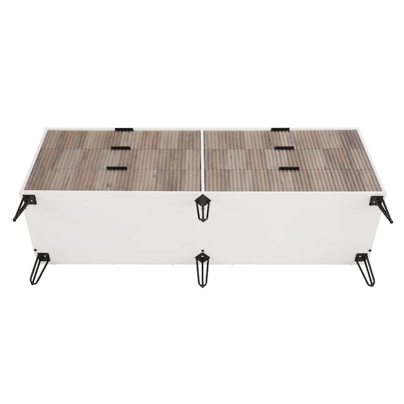 Manhattan Comfort Dumbo Modern 6-Drawer Double Low Dresser.