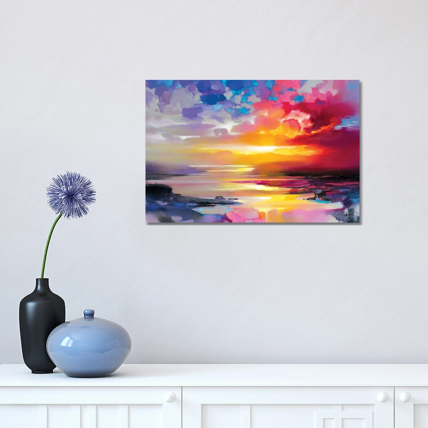 iCanvas Low Tide Sunset by Scott Naismith Canvas Print - Bed Bath &  Beyond - 34267991