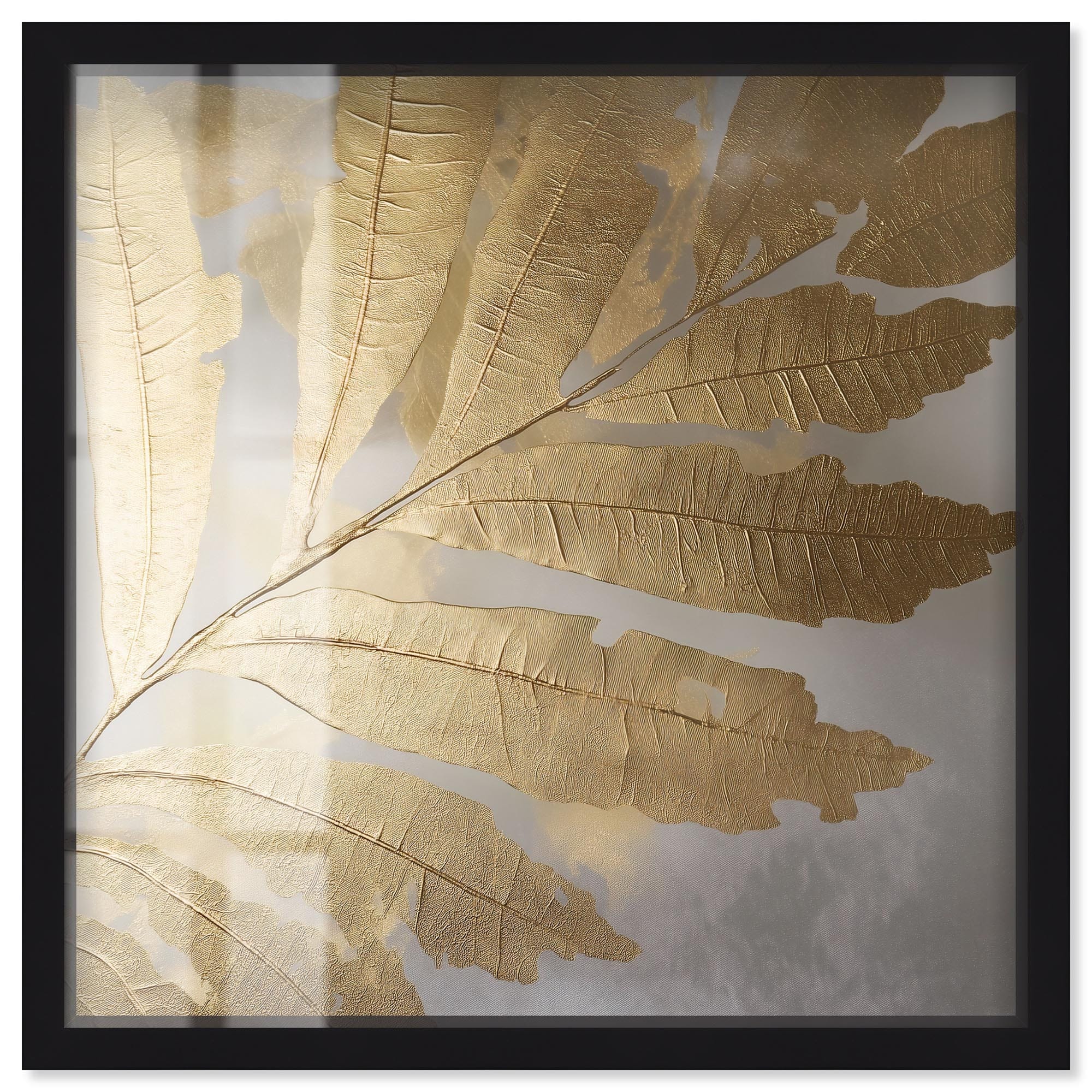 Golden Canopy (I) Shadowbox by Art Remedy
